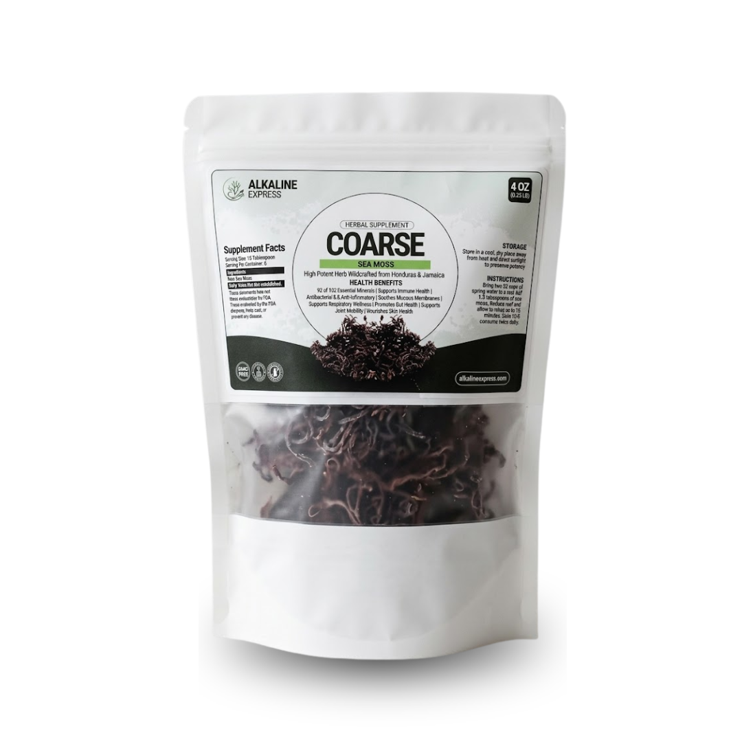 Coarse sea moss pouch