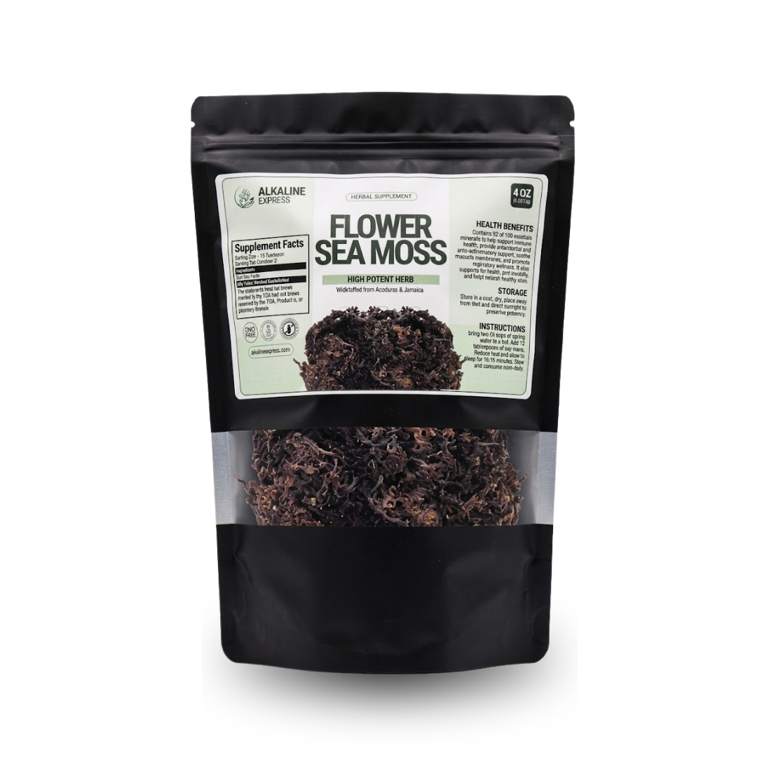 Flower sea moss pouch
